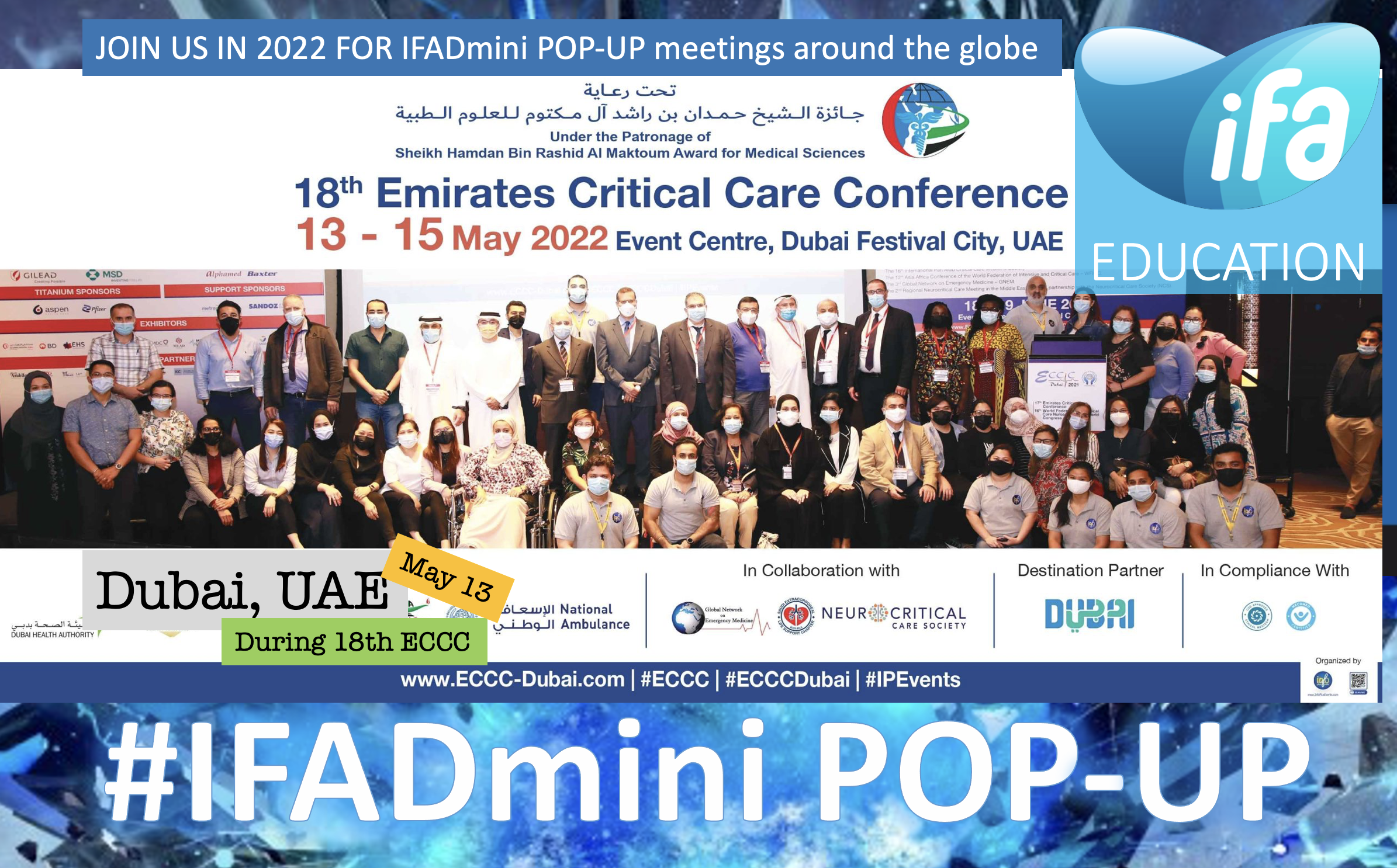 Join us for #iFADmini pop-up meeting in Dubai 2022 (May13th)