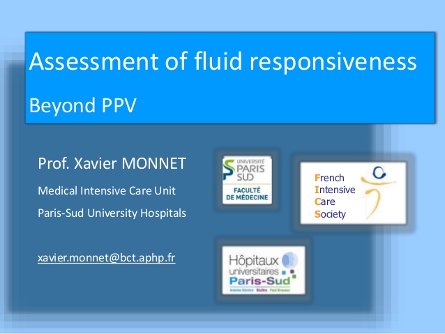 Assessment of fluid responsiveness Beyond PPV