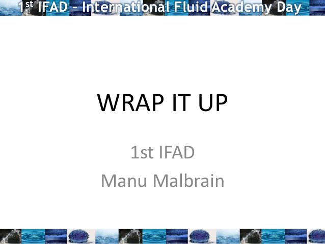 Manu Malbrain - Wrapitup - IFAD 2011