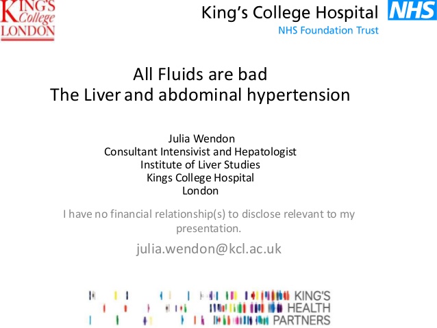 Julia Wendon - fluids liver IAP - IFAD 2012
