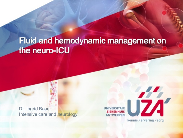 Fluid and hemodynamic management on the neuro-ICU