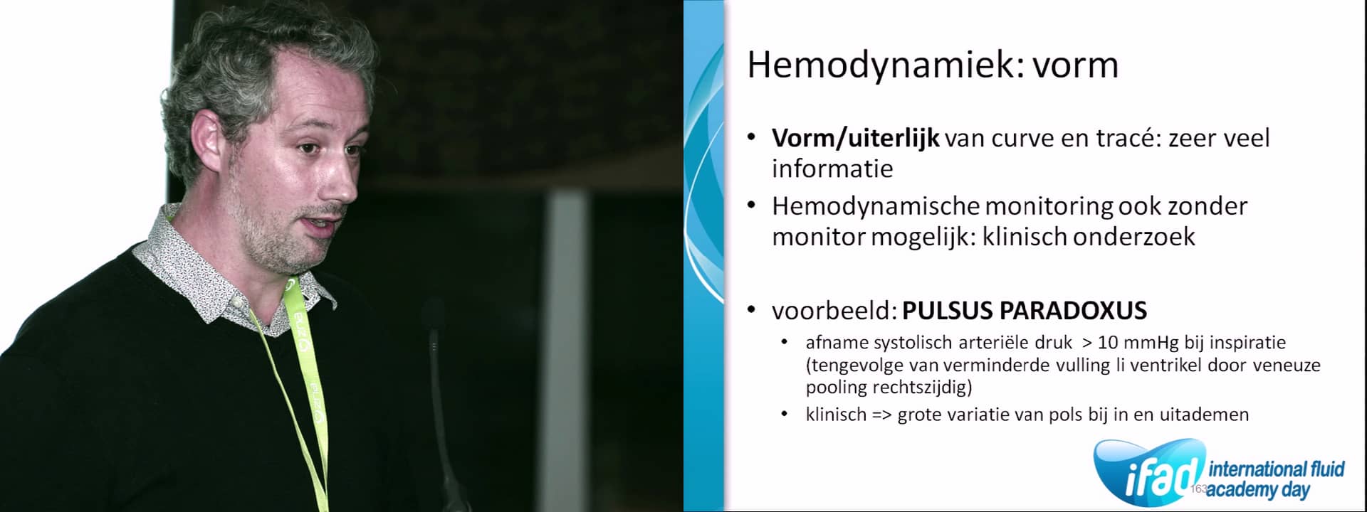 The abnormal hemodynamic parameters