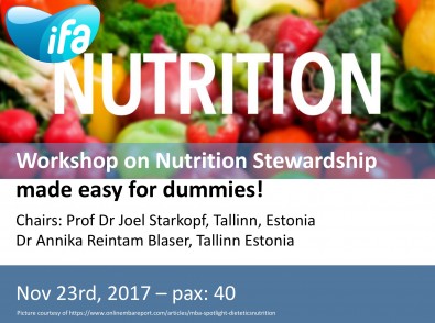 Workshop on Nutrition Stewardship