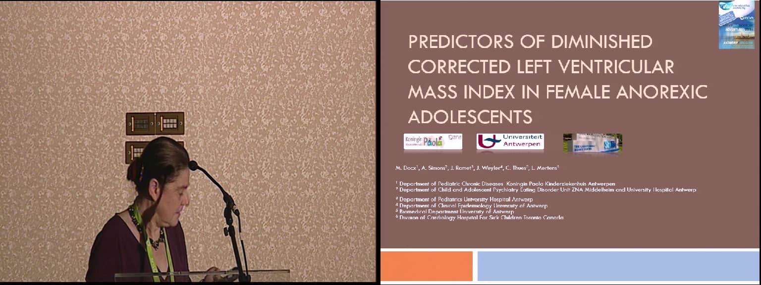 Predictors of diminished corrected left ventricular mass index in female anorexic adolescents: Is a high level of ferritin a cardiac risk predictor